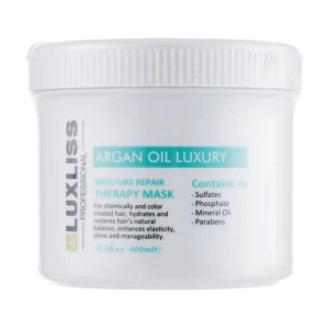 Зображення товара -  Аргановий холодний ботокс Luxliss Argan Mask, 400 мл (811131030817)