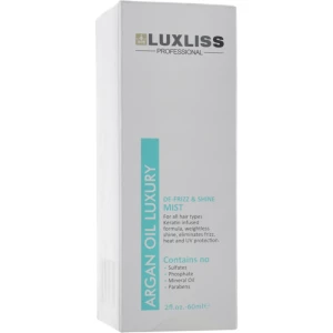 Зображення товара -  Аргановий спрей Luxliss Argan Shine Mist, 60 мл (811131031616)