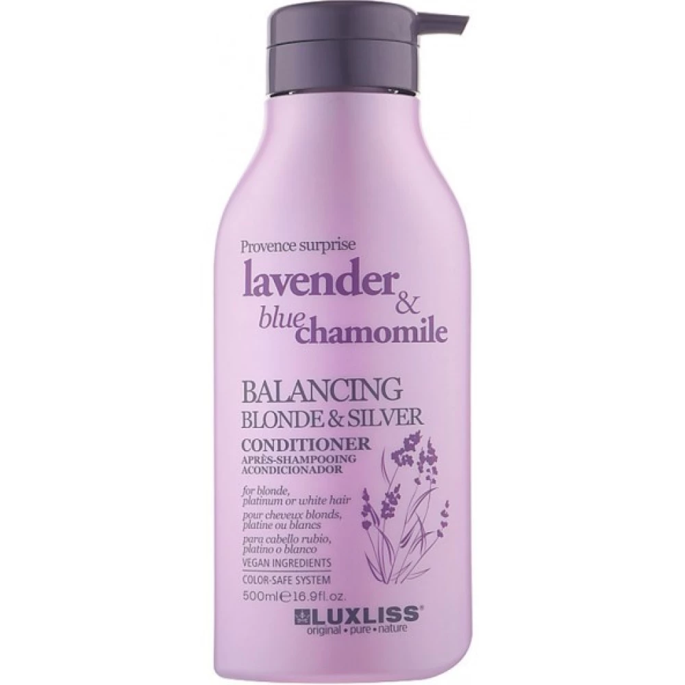 Кондиционер для блонда Luxliss Balancing Blonde & Silver Conditioner, 500 мл (811131032781)