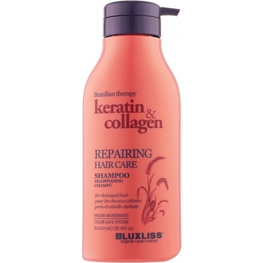 Восстанавливающий шампунь Luxliss Repairing Hair Care Shampoo, 500 мл (811131032804)