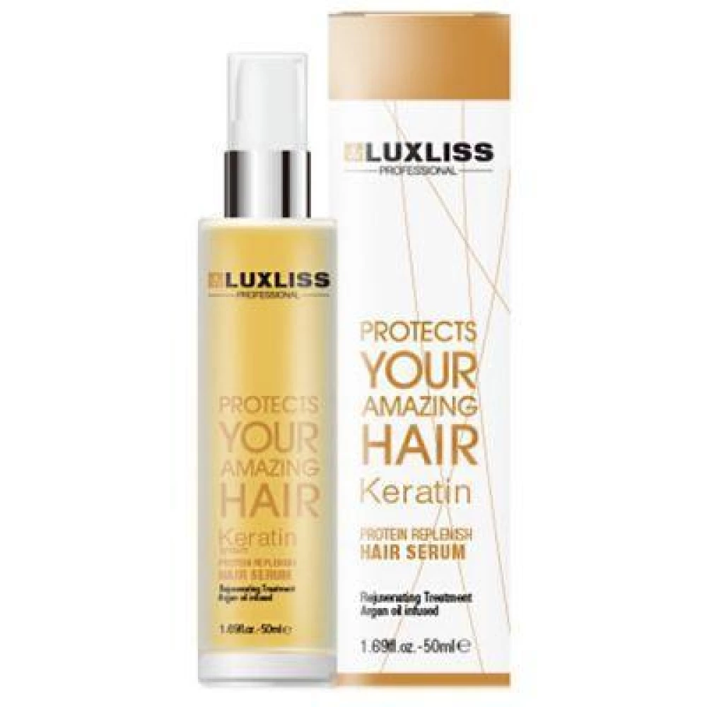 Кератинова олія для волосся Luxliss Keratin Protein Keratin Protein Replenish Hair Serum, 50 мл (811131036130)