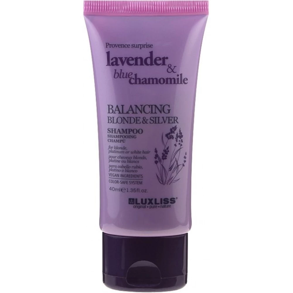 Шампунь для блонда Luxliss Balancing Blonde & Silver Shampoo, 40 мл (811131033344)