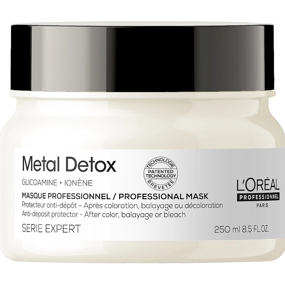 Маска для предотвращения металлических накоплений в волосах L“Oreal Professionnel Serie Expert Metal Detox ,