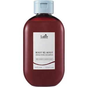 Изображение товара -  Шампунь для роста волос Lador Root Re-Boot Awakening Shampoo Red Ginseng & Beer Yeast, 300 мл (8808033021502)