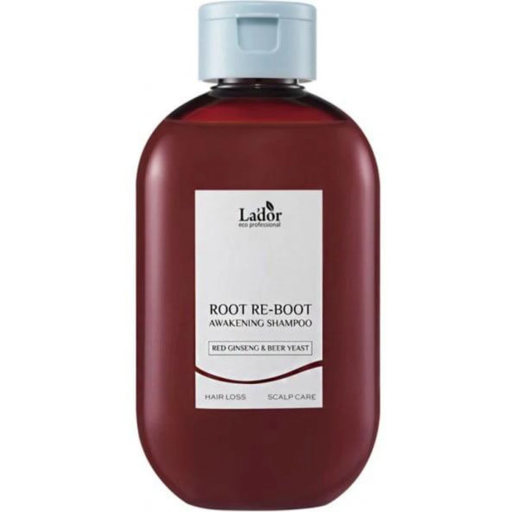 Шампунь для роста волос Lador Root Re-Boot Awakening Shampoo Red Ginseng & Beer Yeast, 300 мл (8808033021502)
