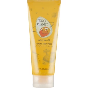 Изображение товара -  Кератиновая маска для поврежденных волос Daeng Gi Meo Ri Egg Planet Keratin Hair Pack, 200 мл (8807779089111)