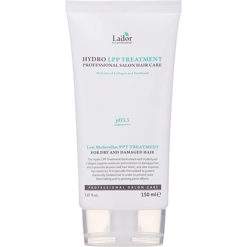 Увлажняющая маска для волос с гидролизованным коллагеном Lador Hydro LPP Treatment, 150 мл (8809500810742)