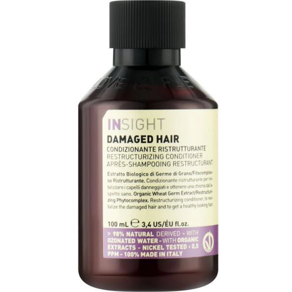 Восстанавливающий кондиционер для поврежденных волос Insight Restructurizing Conditioner, 100 мл