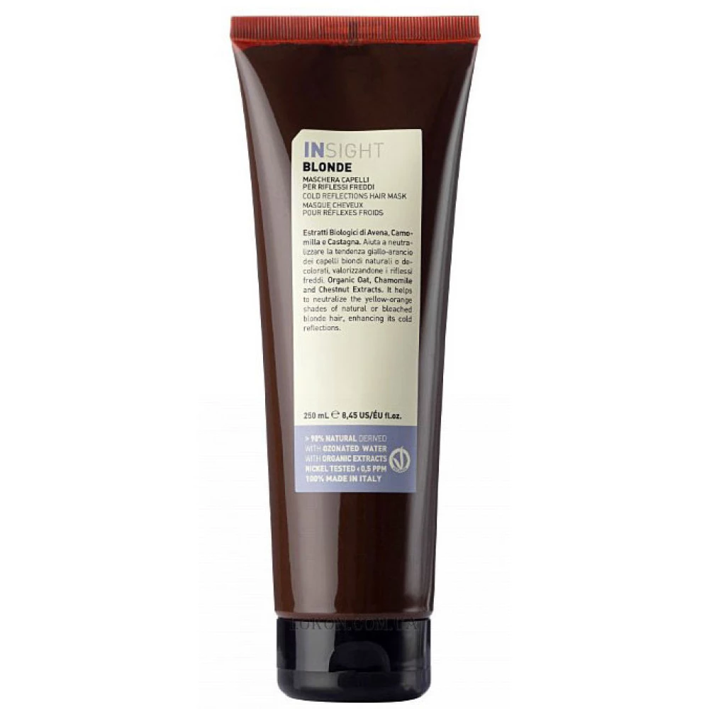 Маска для светлых волос Insight Blonde Cold Reflections Mask, 250 мл (8029352356841)