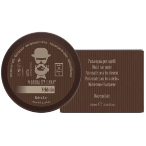 Изображение товара -  Мужская матовая паста для укладки волос Barba Italiana Nebbiolo Pasta, 100 мл (701197436237)