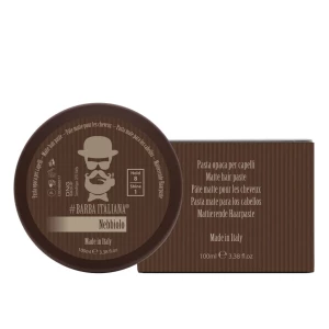 Изображение товара -  Мужская матовая паста для укладки волос Barba Italiana Nebbiolo Pasta, 100 мл (701197436237)