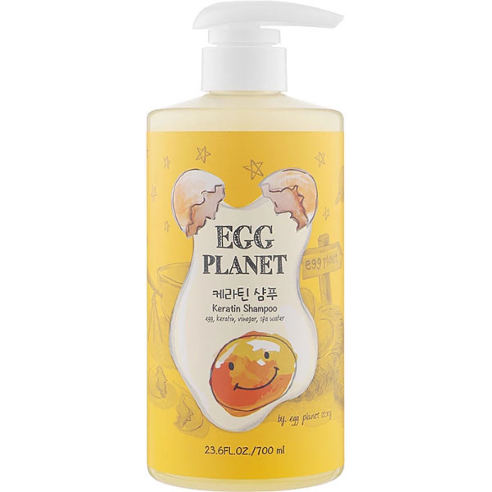 Кератиновый шампунь для поврежденных волос Daeng Gi Meo Ri Egg Planet Keratin, 700 мл (8807779089104)