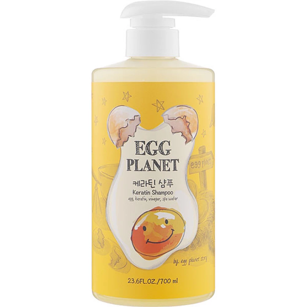 Кератиновый шампунь для поврежденных волос Daeng Gi Meo Ri Egg Planet Keratin, 700 мл (8807779089104)