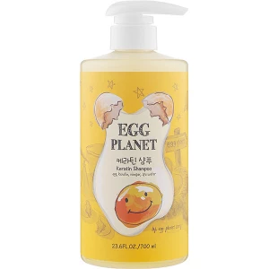 Изображение товара -  Кератиновый шампунь для поврежденных волос Daeng Gi Meo Ri Egg Planet Keratin, 700 мл (8807779089104)