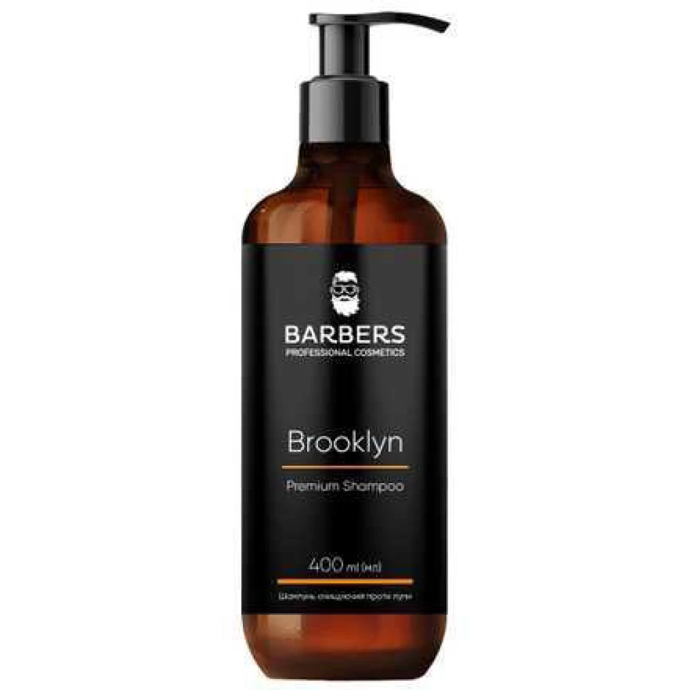 Шампунь для мужчин против перхоти Barbers Brooklyn, 400 мл (4823109403178)