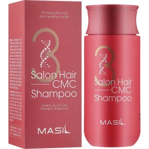 Изображение товара -  Шампунь для волос Быстрое восстановление Masil 3 Salon Hair CMC Shampoo, 150 мл (8809744060552)