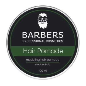 Изображение товара -  Помада для укладки волос Barbers Modeling Hair Pomade Medium Hold, 100 мл (4823109403062)