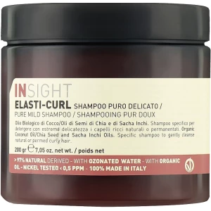 Изображение товара - Мягкий шампунь для кучерявых волос Insight Elasti-Curl Pure Mild Shampoo, 200 г (8029352357558)