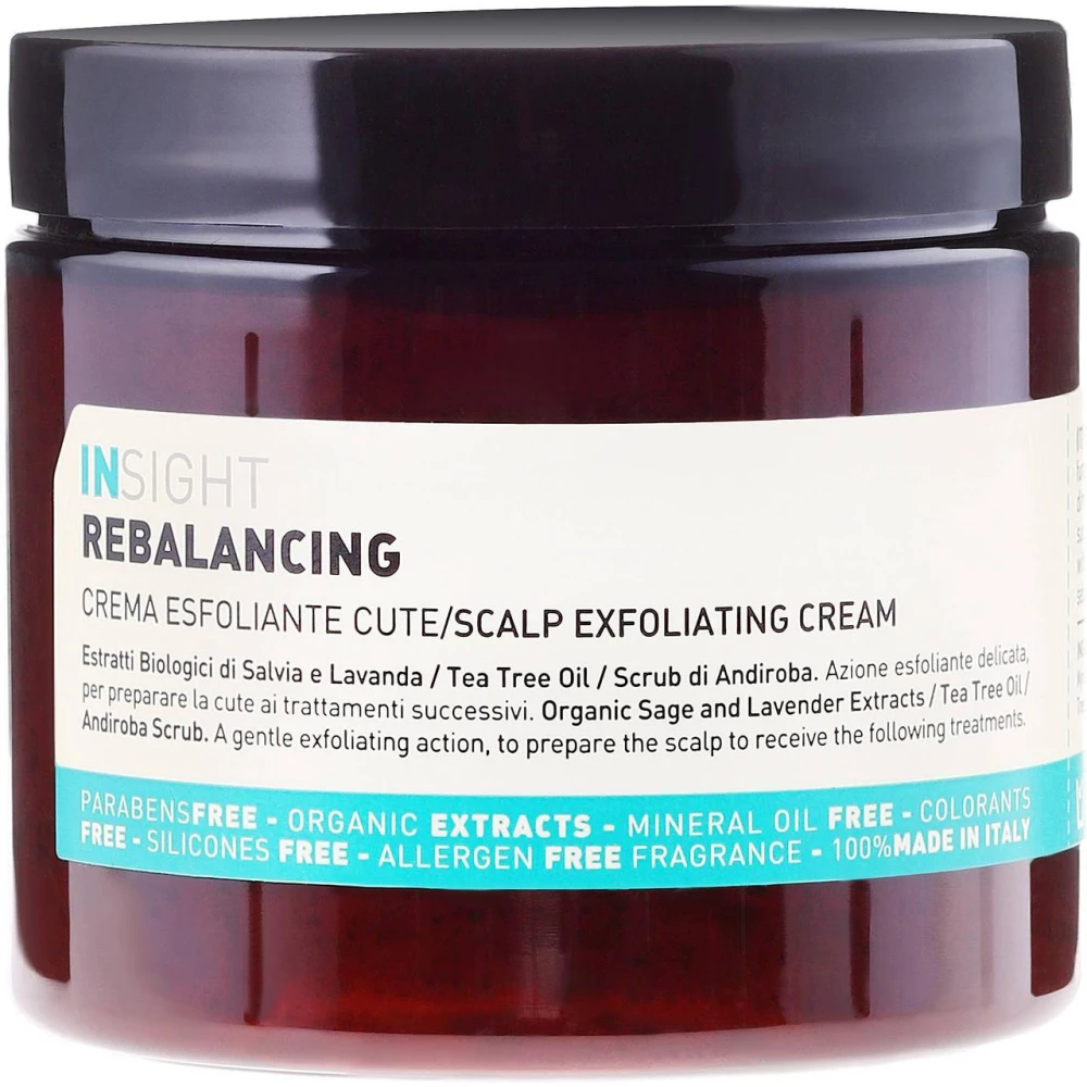 Крем-пилинг для кожи головы Insight Rebalancing Scalp Exfoliating Cream, 180 мл (8029352353819)