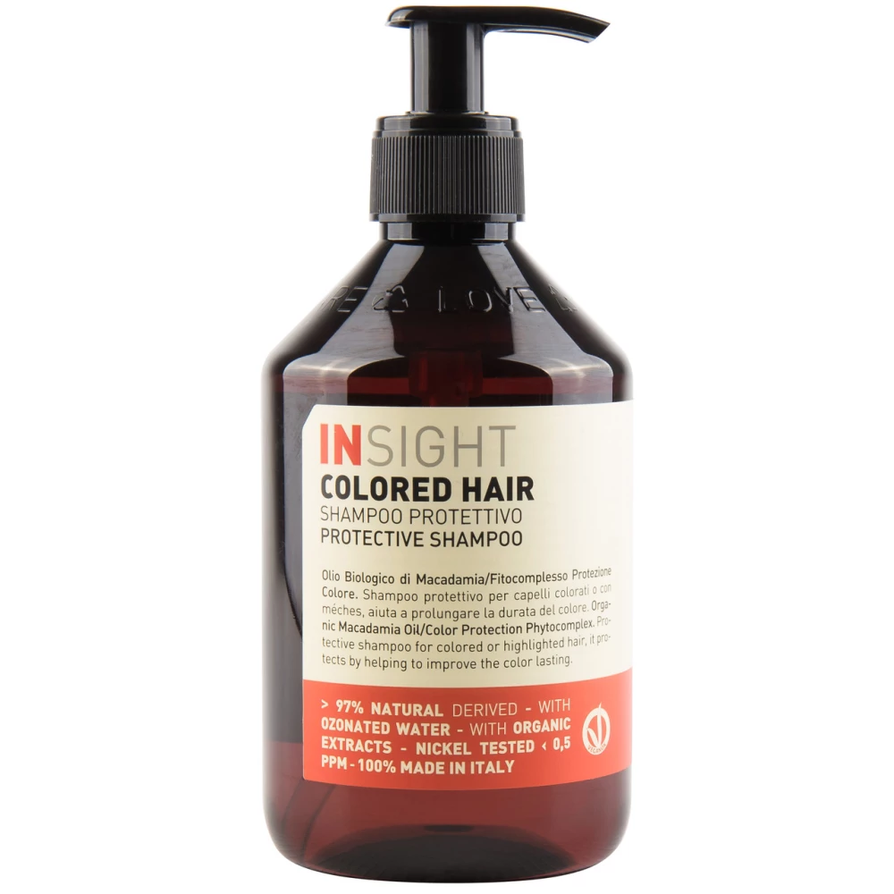 Шампунь для защиты цвета окрашенных волос Insight Colored Hair Protective Shampoo, 400 мл (8029352353666)