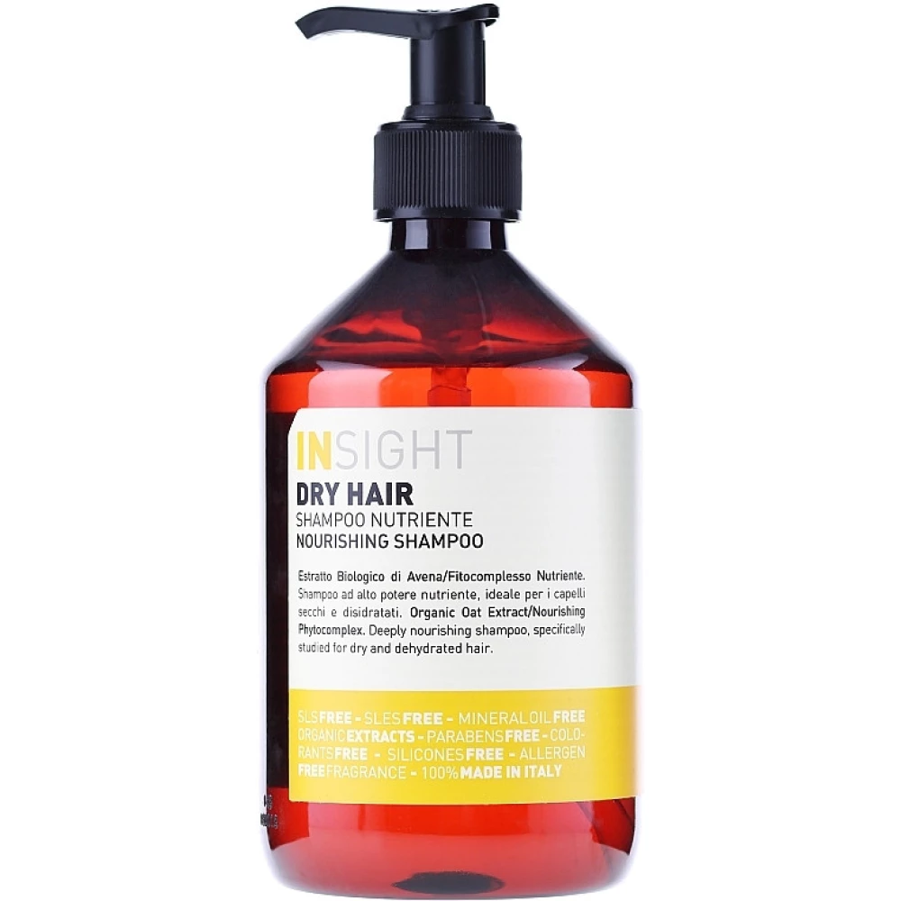 Питательный шампунь для сухих волос Insight Dry Hair Nourishing Shampoo, 400 мл (8029352353239)