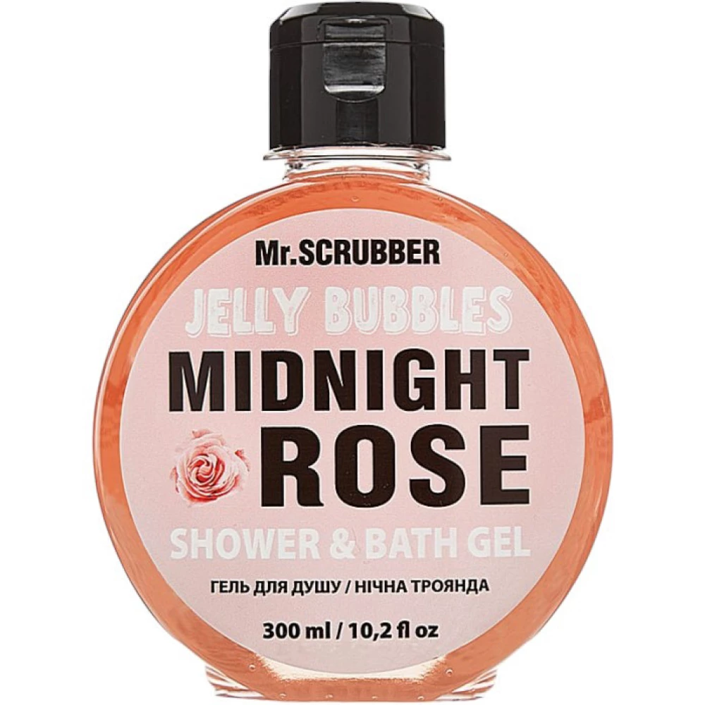 Гель для душа Mr. Scrubber Jelly Bubbles Midnight Rose, 300 мл (4820200231754)