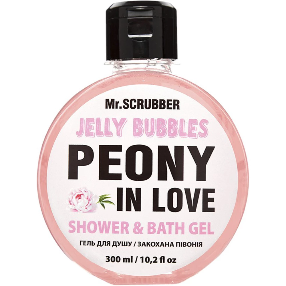 Гель для душа Mr. Scrubber Jelly Bubbles Peony In Love Shower & Bath Gel, 300 мл (4820200231761)