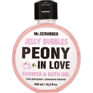 Изображение товара -  Гель для душа Mr. Scrubber Jelly Bubbles Peony In Love Shower & Bath Gel, 300 мл (4820200231761)