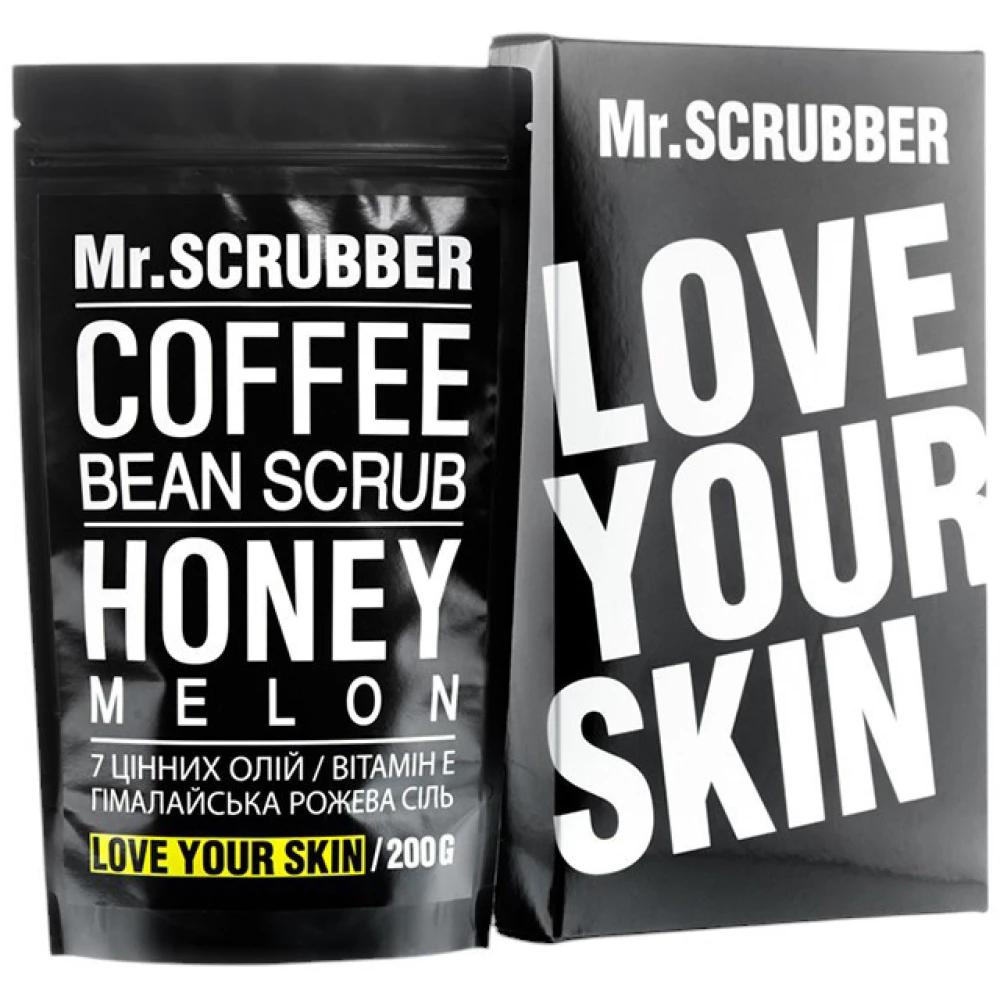 Кофейный скраб для тела Mr. Scrubber Honey Melon, 200 г (4820200230030)