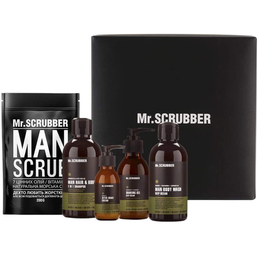 Набор Mr. Scrubber Beauty Box Man, 5 шт (4820200377599)