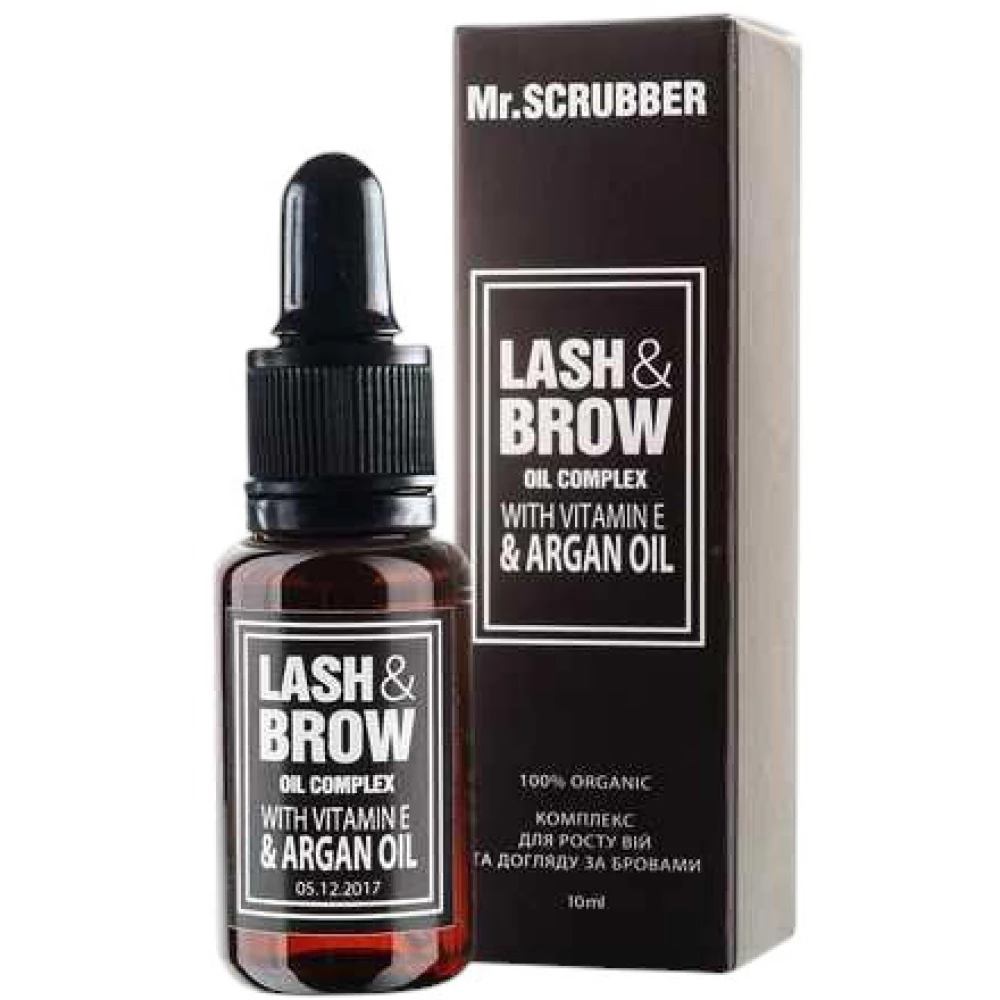 Масло для бровей и ресниц Mr. Scrubber Lash & Brow Oil Complex, 10 мл (4820200230306)