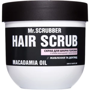 Изображение товара -  Скраб для кожи головы и волос Mr. Scrubber Hair Scrub Macadamia Oil, 250 мл (4820200231860)