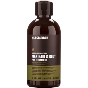 Изображение товара -  Мужской шампунь для волос и тела Mr. Scrubber Man Hair & Body 2 in 1, 250 мл (4820200230474)