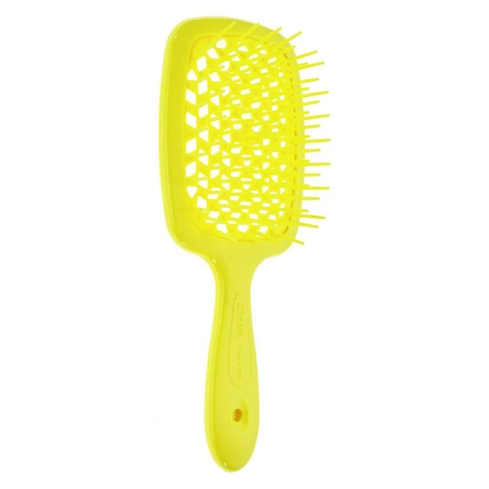 Щетка для волос желтый неон Janeke Superbrush Small 83SP234 YFL, 1 шт (8006060650089)