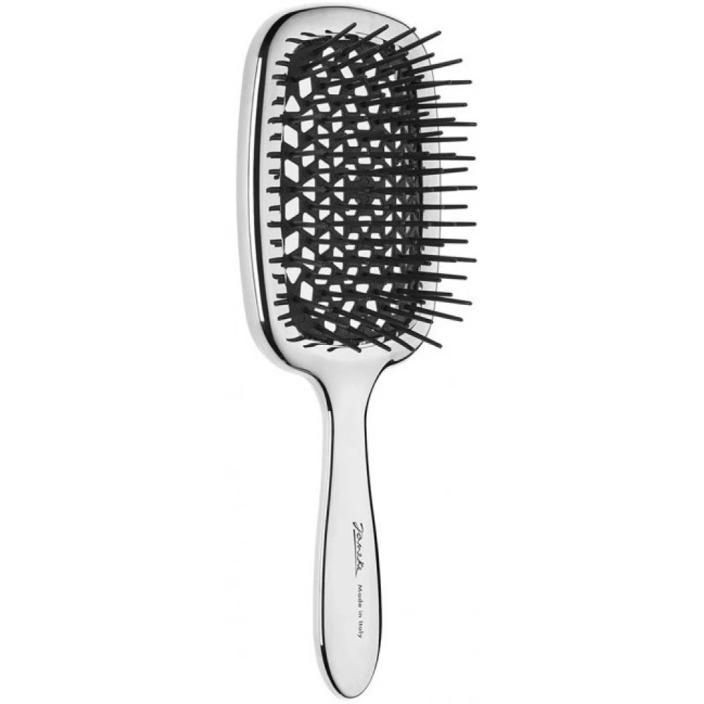 Расческа для волос Janeke Superbrush 1830 the Original Italian Design Silver, 1 шт (8006060593362)