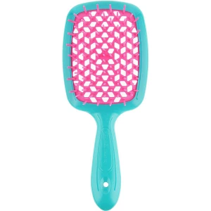 Изображение товара -  Щетка для волос бирюза-малина Janeke Superbrush 86SP226 AR, 1 шт (8006060612247)