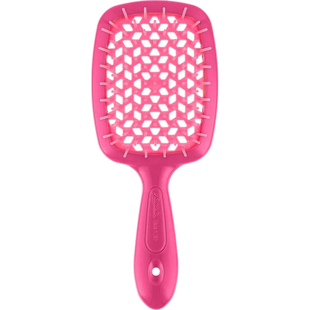 Щетка для волос розовый неон Janeke Superbrush 82SP226FFL, 1 шт (8006060639534)