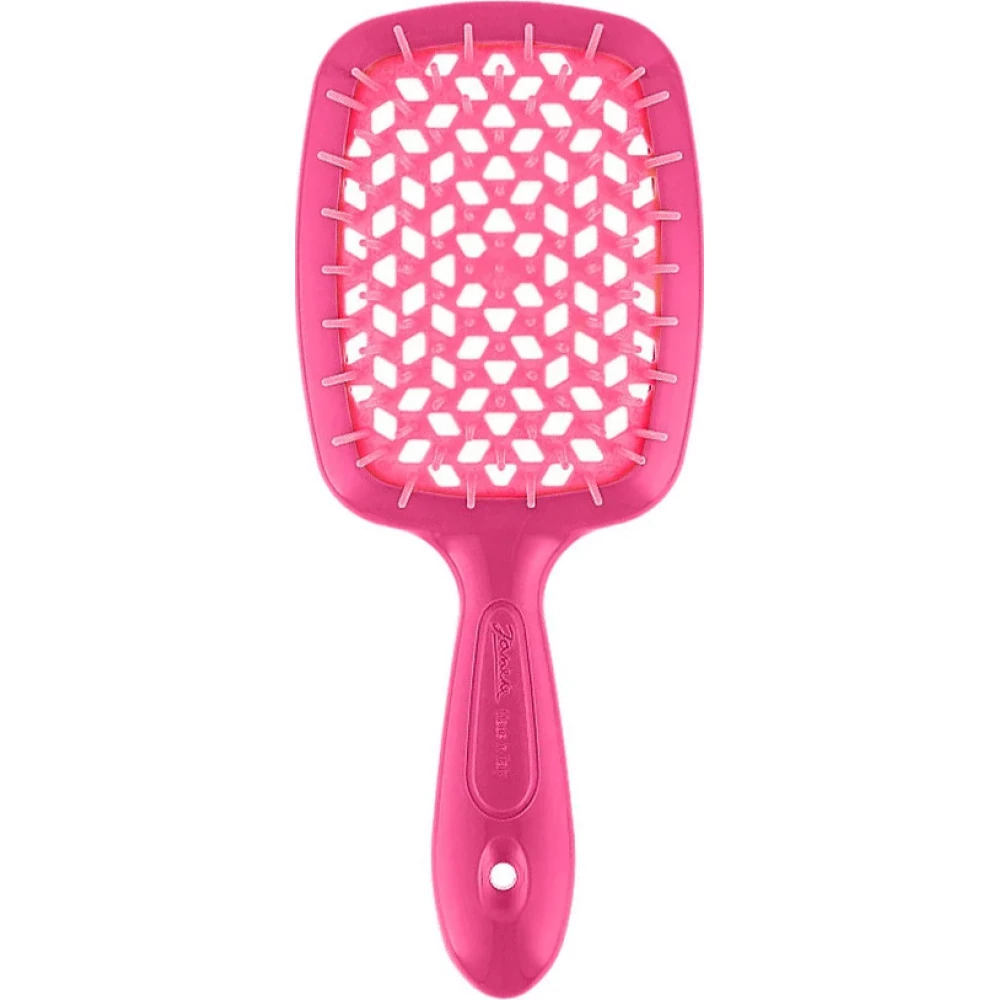 Щетка для волос розовый неон Janeke Superbrush 82SP226FFL, 1 шт (8006060639534)