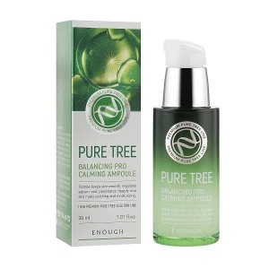 Изображение товара -  Сыворотка для лица с экстрактом чайного дерева Enough Pure Tree Balancing Pro Calming Ampoule, 30 мл