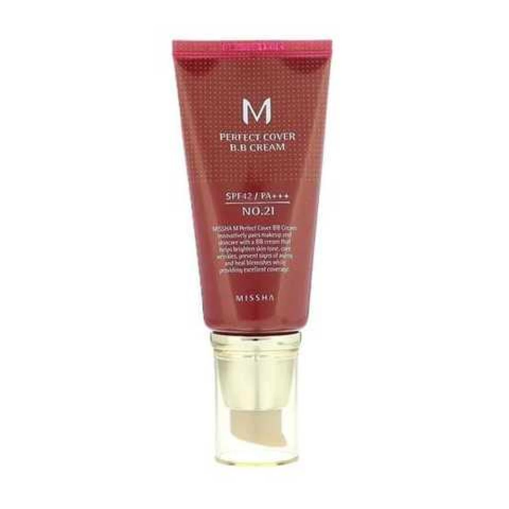 BB-крем з ідеальним покриттям Missha M Perfect Cover BB Cream №21 SPF 42 PA+++, 50 мл (8806333353729)