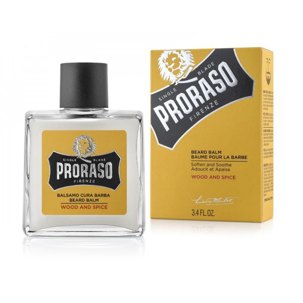 Бальзам для ухода за бородой Proraso Beard Balm Wood & Spice, 100 мл (8004395001651)