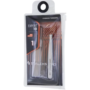 Изображение товара -  Пинцет для бровей Staleks Expert 10 Type 1, 1 шт (4820121592033)