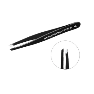 Изображение товара -  Пинцет для бровей Staleks Expert 11 Type 4, 1 шт (4820241063154)