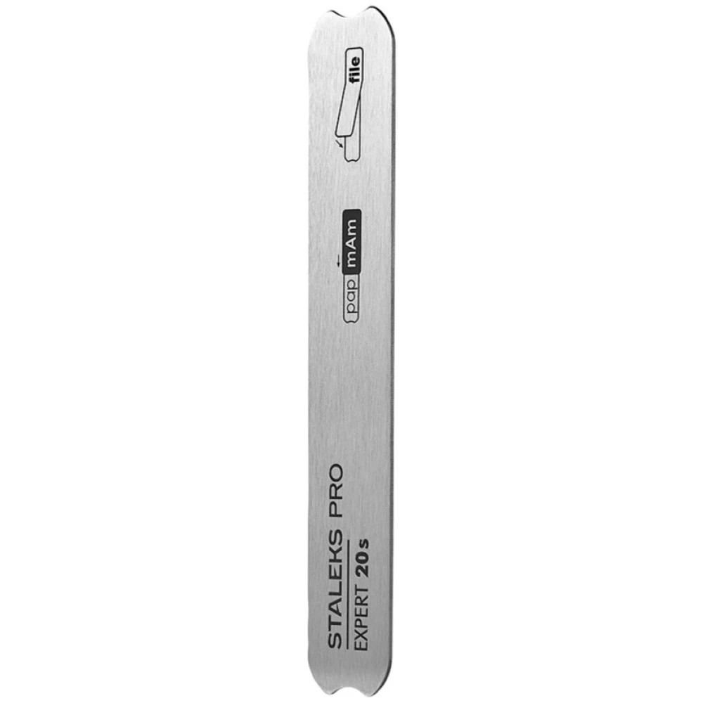 Металлическая прямая пилка Staleks Expert 20s 130 мм, 1 шт (4820241062898)
