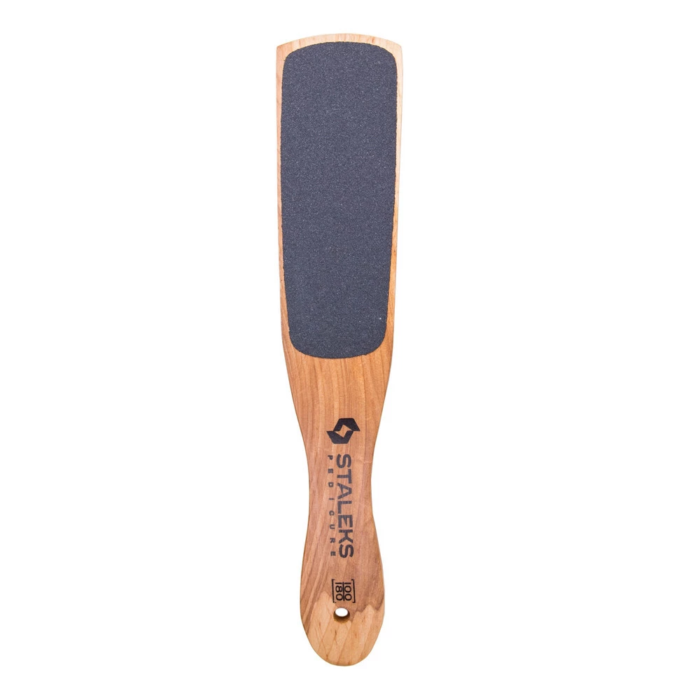 Терка для стоп деревянная Staleks Beauty & Care 10 Type 2 100/180 ABC10/2, 1 шт (4820121590961)