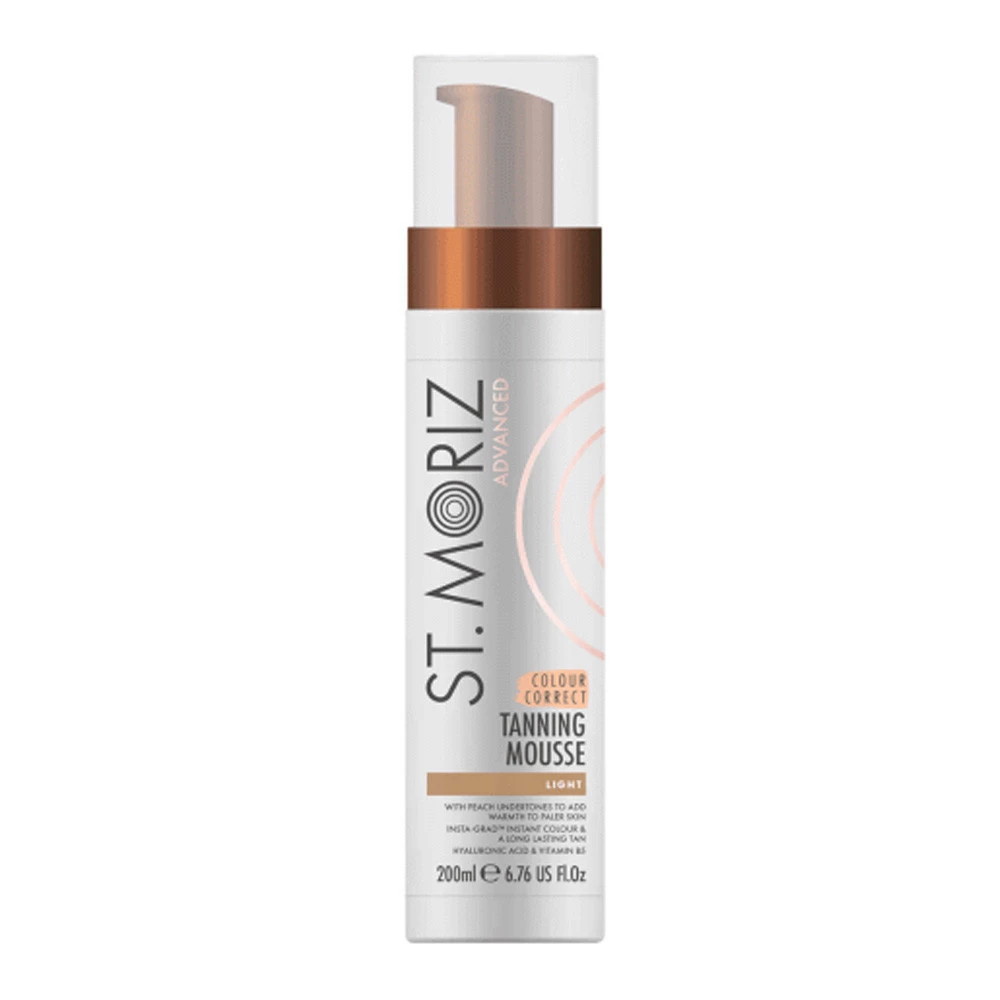 Автобронзант-мусс для темной кожи St.Moriz Advanced Colour Correcting Tanning Mousse Dark, 200 мл