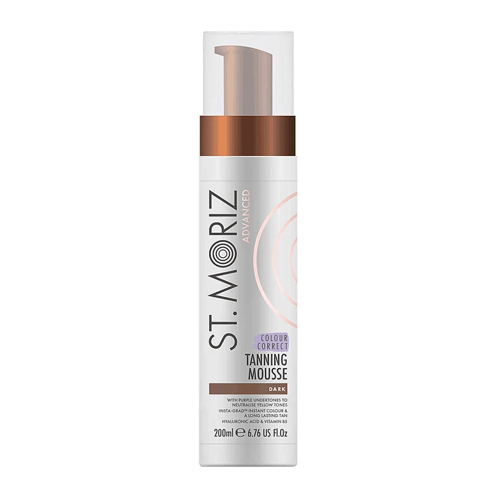 Автобронзант-мус для темної шкіри St.Moriz Advanced Colour Correcting Mousse Dark, 200 мл (5060427357373)
