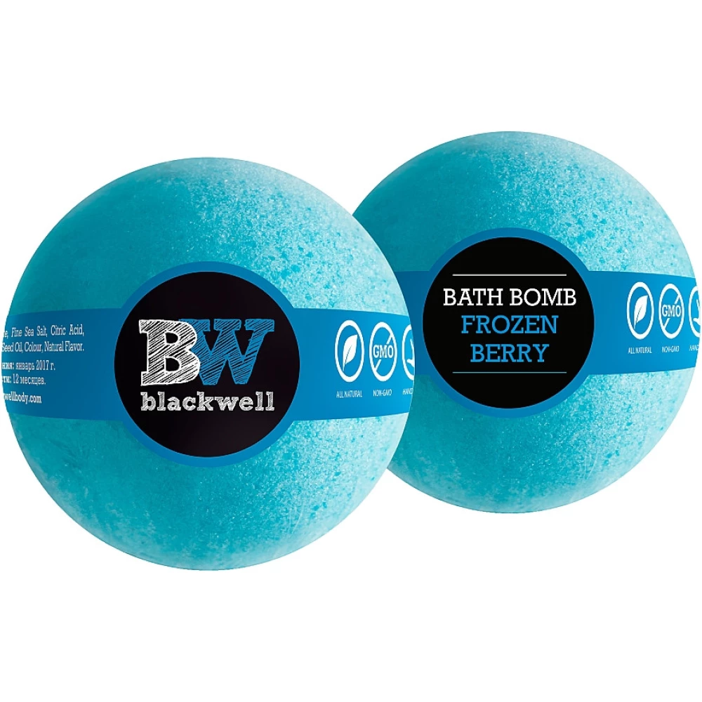 Бомбочка для ванны Замороженная ягода Blackwell, 165 мл (4820085154292)
