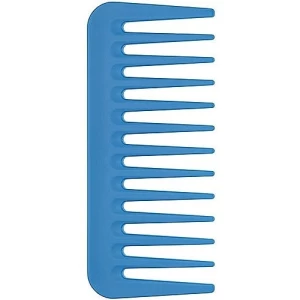 Изображение товара -  Гребешок флуоресцентный синий неоновый Janeke Mini Supercomb, 1 шт (8006060651772)