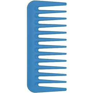 Изображение товара -  Гребешок флуоресцентный синий неоновый Janeke Mini Supercomb, 1 шт (8006060651772)